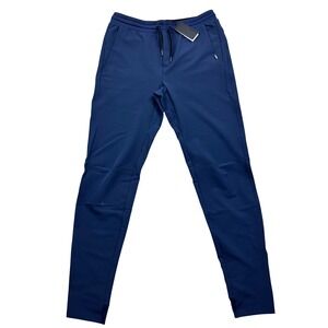UNRL Performance Jogger Pants Men's M-Tall Navy Blue Tapered Athletic Stretch